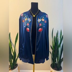 SHEIN SATIN BOMBER‎ JACKET